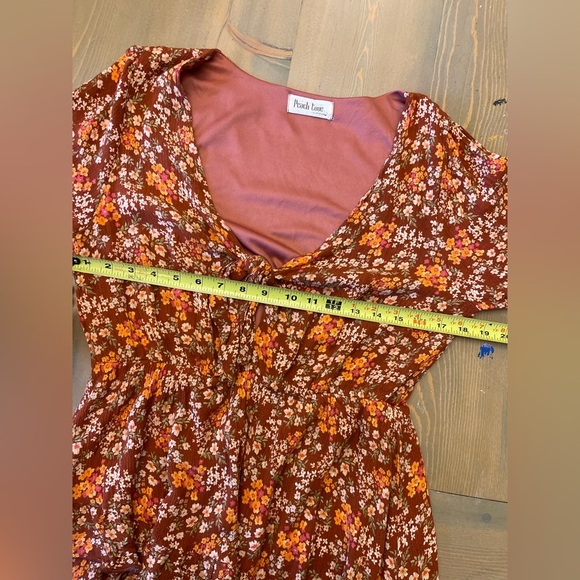 Floral Long Sleeve Dress Size Large - Picture 8 of 8